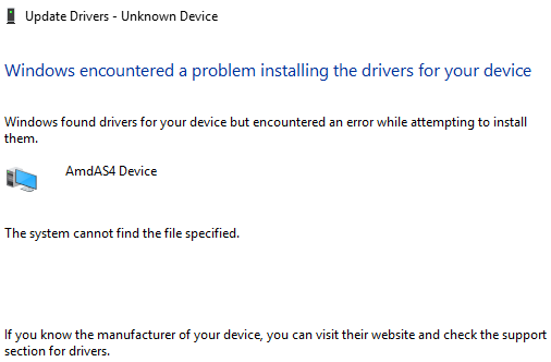 amdas4 device driver download