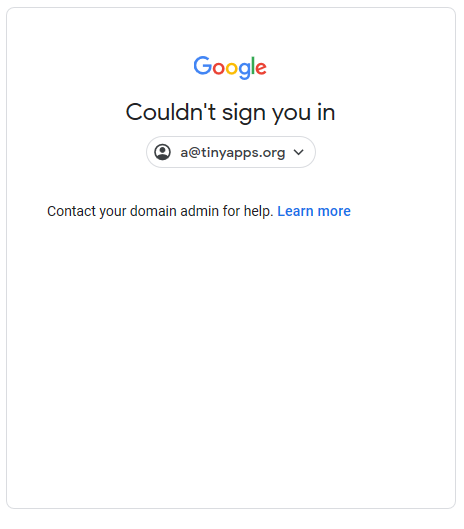 G Suite Asks User For Phone Number When Signing In