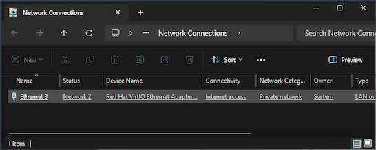 Network Connections