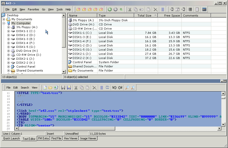 multi file screen editor MIFES for linux - vietvsp.com
