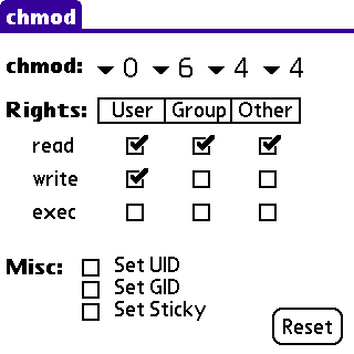 Chmod Octal Chart