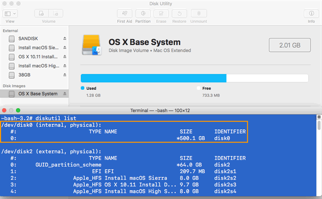 mac disk utility does not recognize external hdd